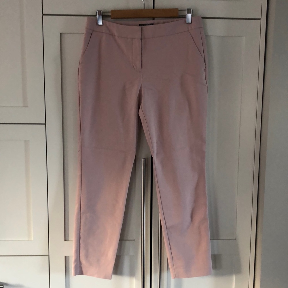 Express Blush Pink “Columnist” Slim Ankle Crop Size 8R